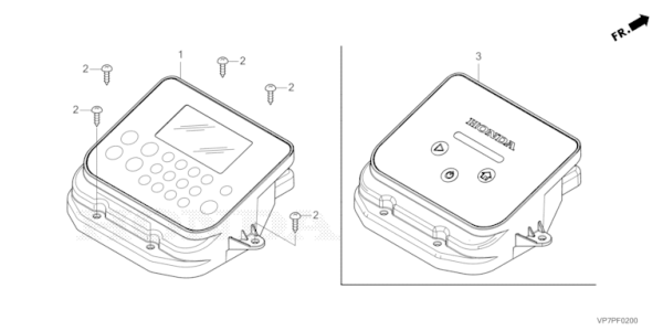 TABLEAU DE COMMANDE HRM1500E LIVE HONDA MIIMO
