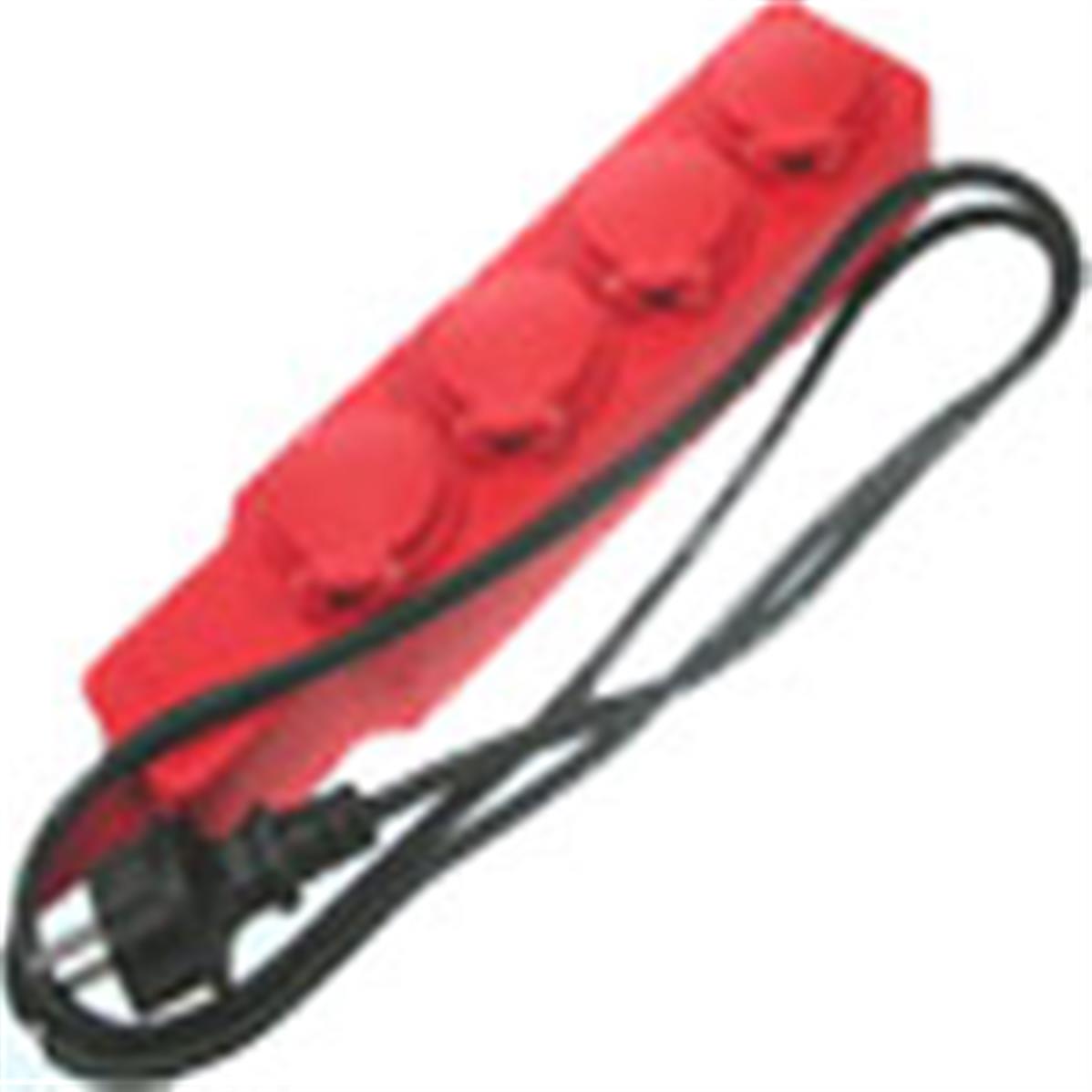 Bloc multiprise 4 entrées étanche extérieur