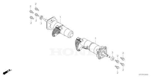 MOTEUR DE TRACTION HRM2500E HONDA MIIMO