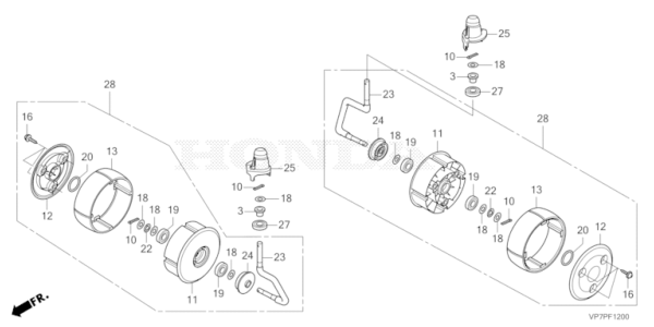 ROULETTE HRM 1500E HONDA MIIMO