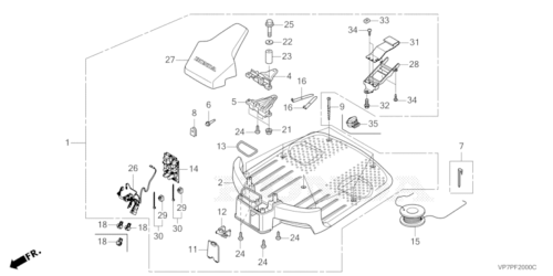 STATION D'ACCUEIL HRM1000E HONDA MIIMO