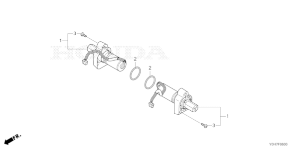 MOTEUR DE TRACTION HRM70E Live HONDA MIIMO