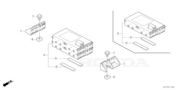 BATTERIE POUR HRM2500E HONDA MIIMO
