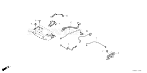 FAISCEAU DES FILS POUR HRM70E LIVE HONDA MIIMO
