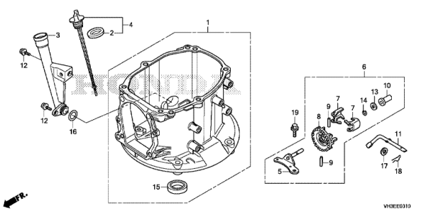 E-3-10 CARTER MOTEUR