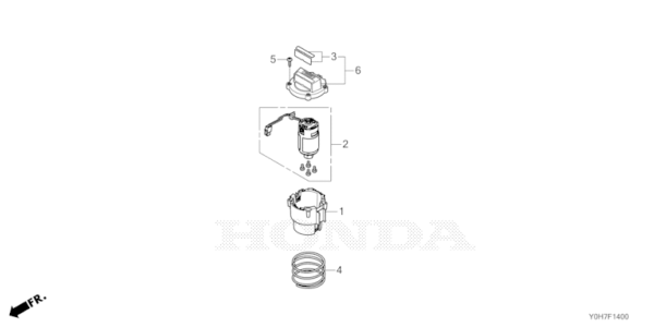 MOTEUR TRAVAIL/REGLAGE HAUTEUR HRM70E Live HONDA MIIMO