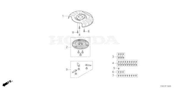 LAME ROTATIVE POUR HRM40E & LIVE HONDA MIIMO