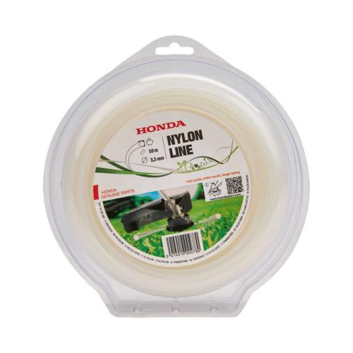 Fil nylon Honda rond blanc – 3,3 mm × 50 m – Réf. 72511-VF9-050RLWH