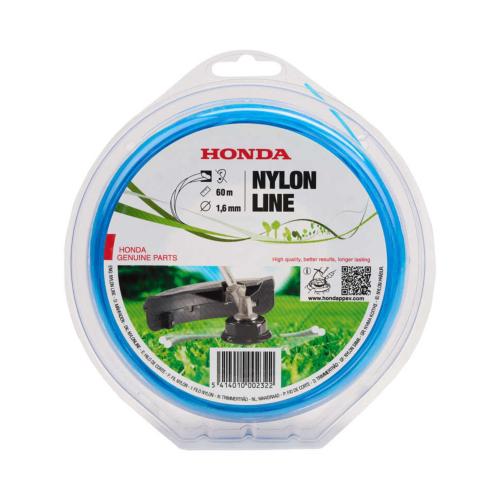 Fil nylon Honda 1,6 mm bleu – Silencieux torsadé – 60 m – Réf. 72511-VF9-060SLBL