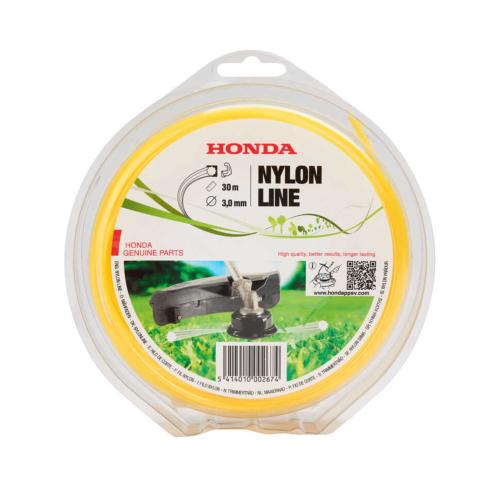 Fil nylon Honda haute résistance – 3 mm × 30 m – Jaune – Réf. 72511-VF9-030WXYE