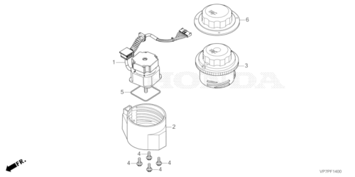 MOTEUR TRAVAIL HRM2500E HONDA MIIMO