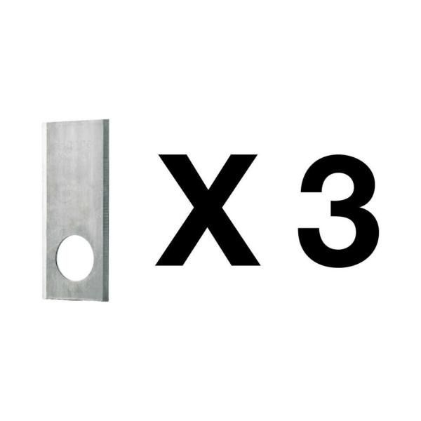 Lames par 3 pour HRM 1000 / HRM 1500 & Live / HRM 2500 & Live / HRM 4000 Live